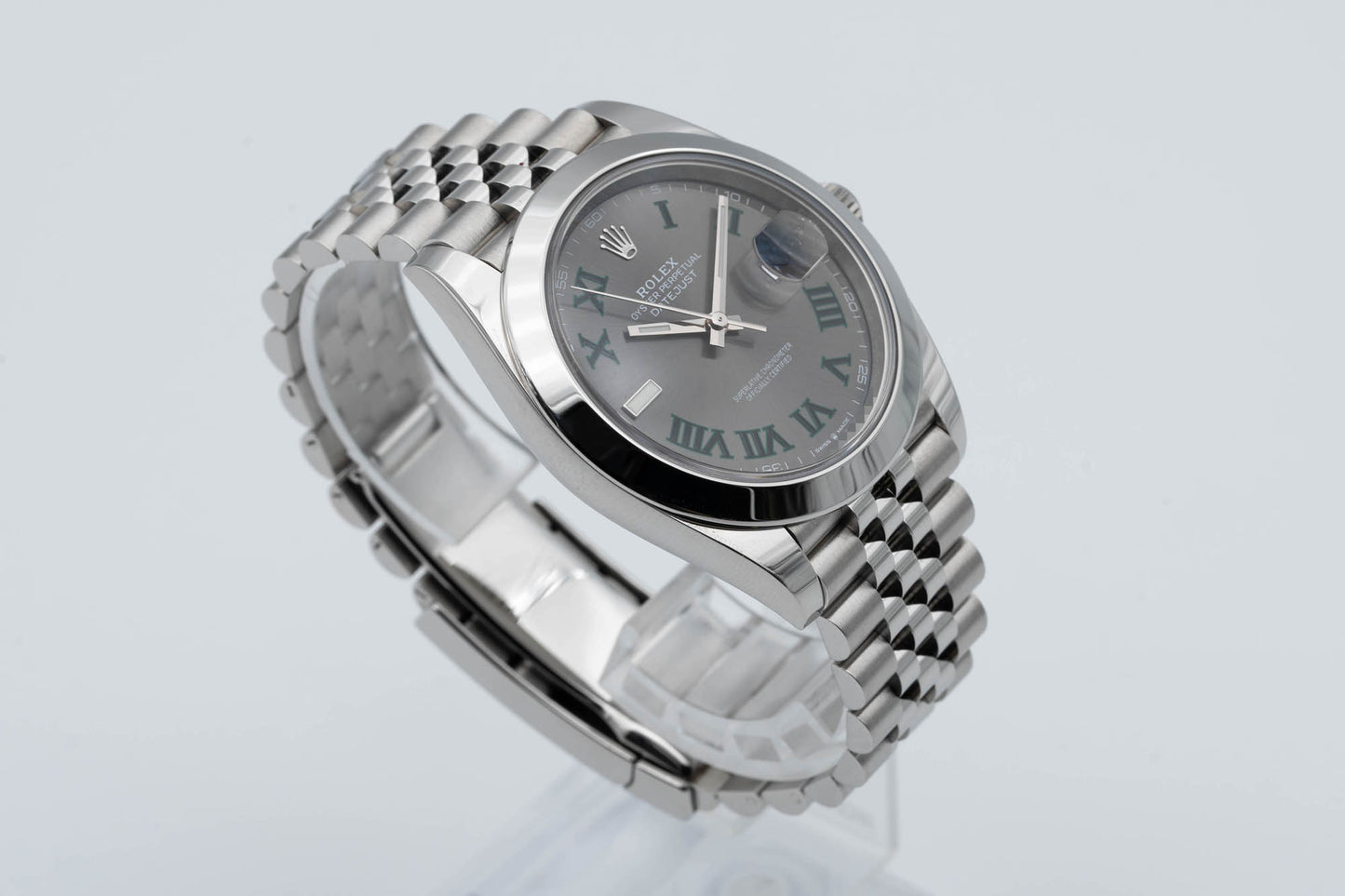 Rolex Datejust 41 Uhr - 126300 - "Wimbledon" - Full-Set