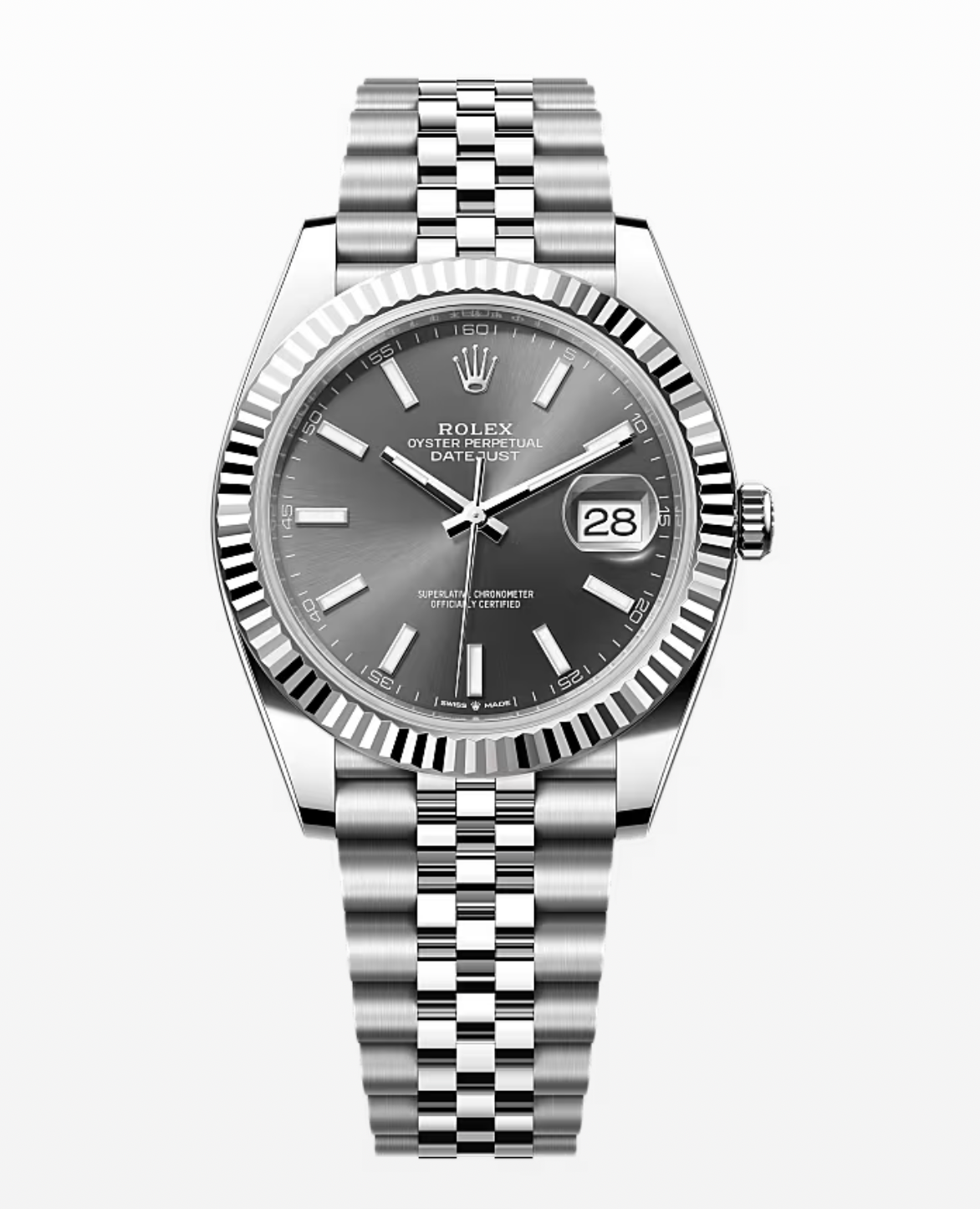 Rolex Datejust 41 Uhr - 126334-0014 - Schiefergrau / Jubilee - Full-Set