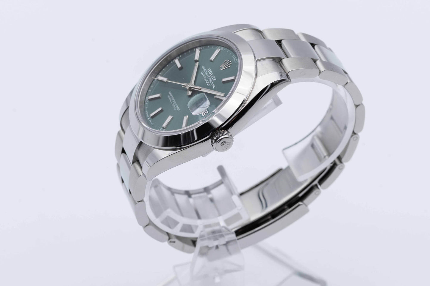 Rolex Datejust 41 Uhr - 126300 - Mintgrün - Full-Set