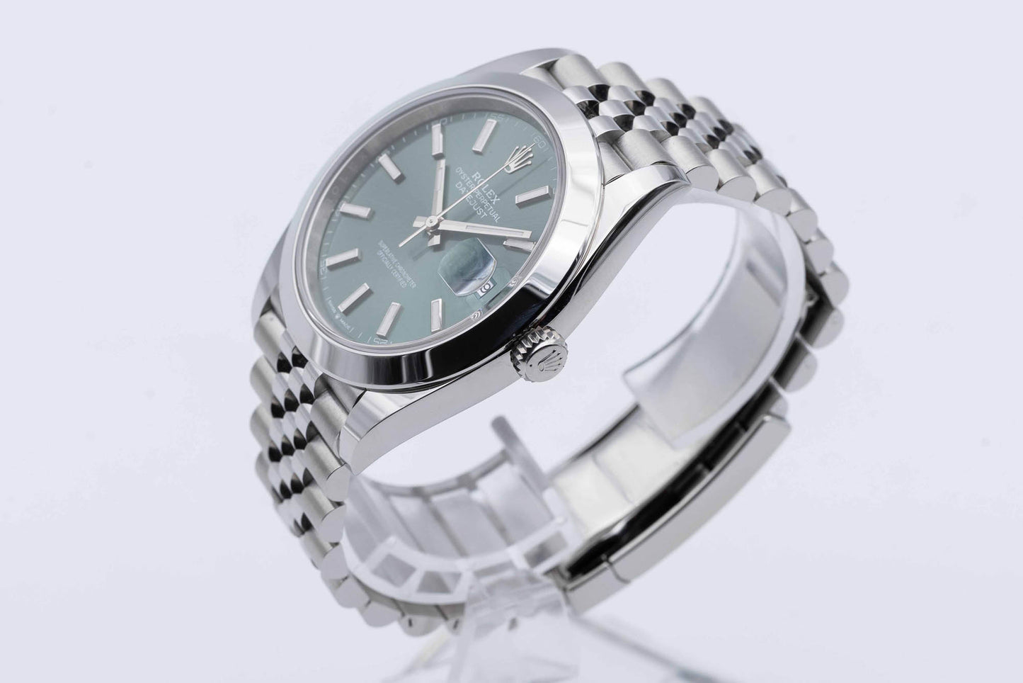 Rolex Datejust 41 Uhr - 126300 - Mintgrün - Full-Set