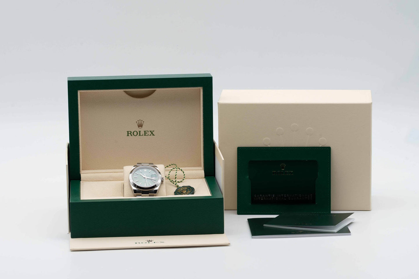 Rolex Datejust 41 Uhr - 126300 - Mintgrün - Full-Set