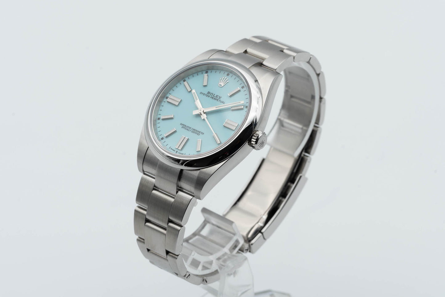 Rolex Oyster Perpetual 41mm TIFFANY exzellenter Zustand Full-Set