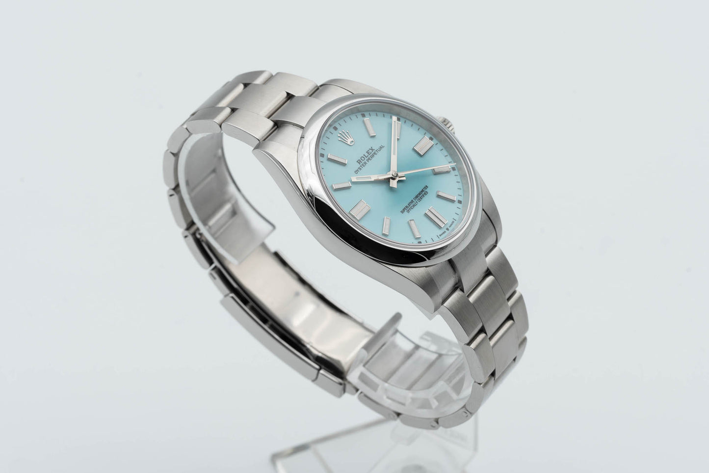 Rolex Oyster Perpetual 41mm TIFFANY exzellenter Zustand Full-Set