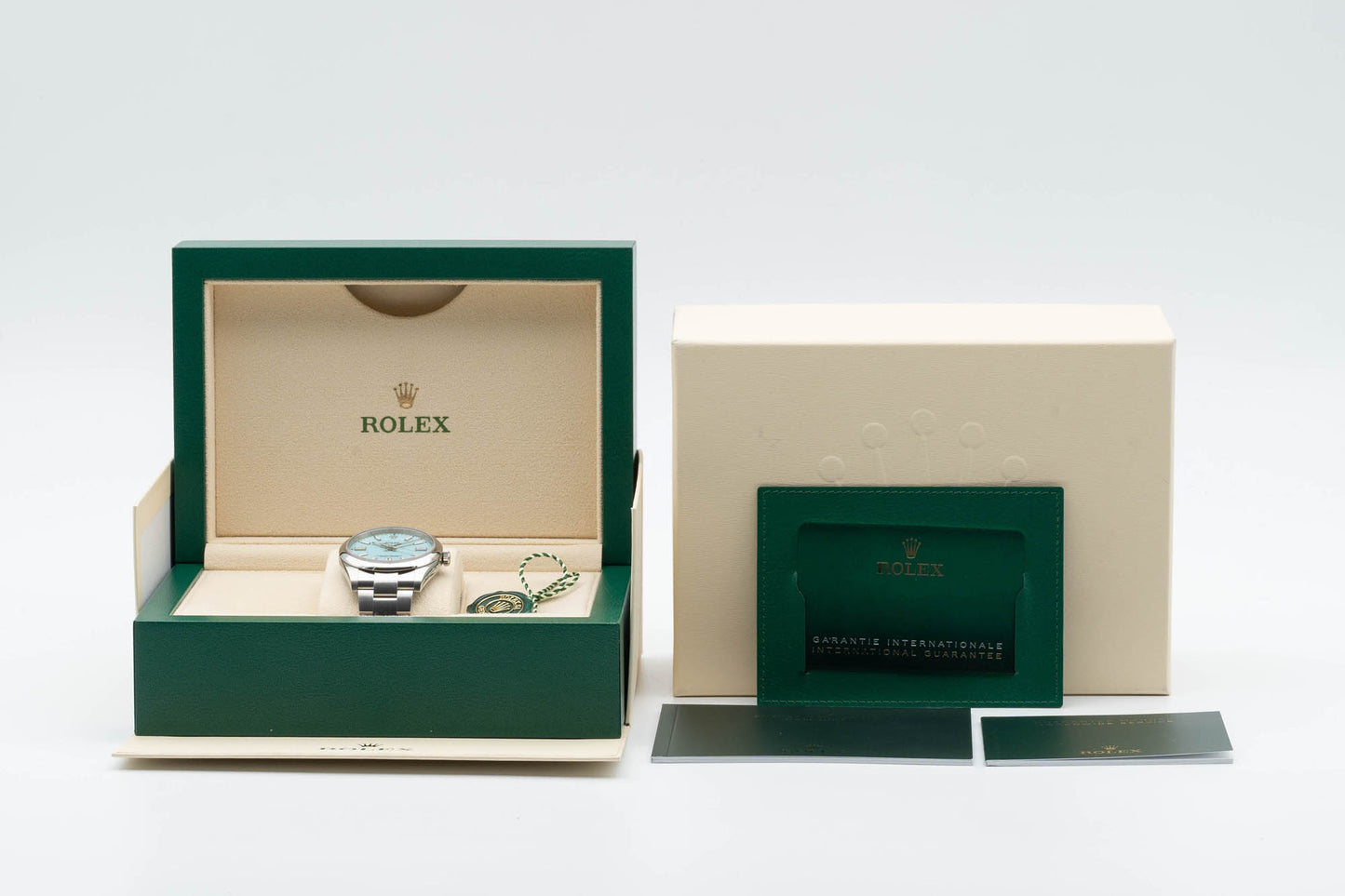 Rolex Oyster Perpetual 41mm TIFFANY exzellenter Zustand Full-Set