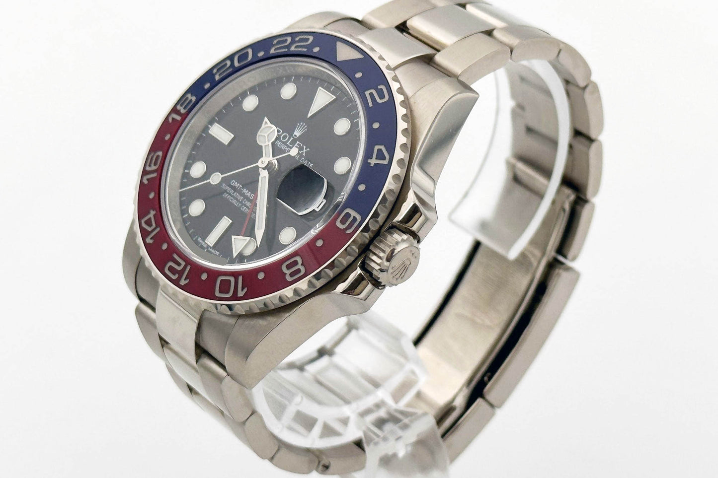 Rolex GMT-Master II "Pepsi" Weißgold - Full Set 2015 - sehr guter Zustand