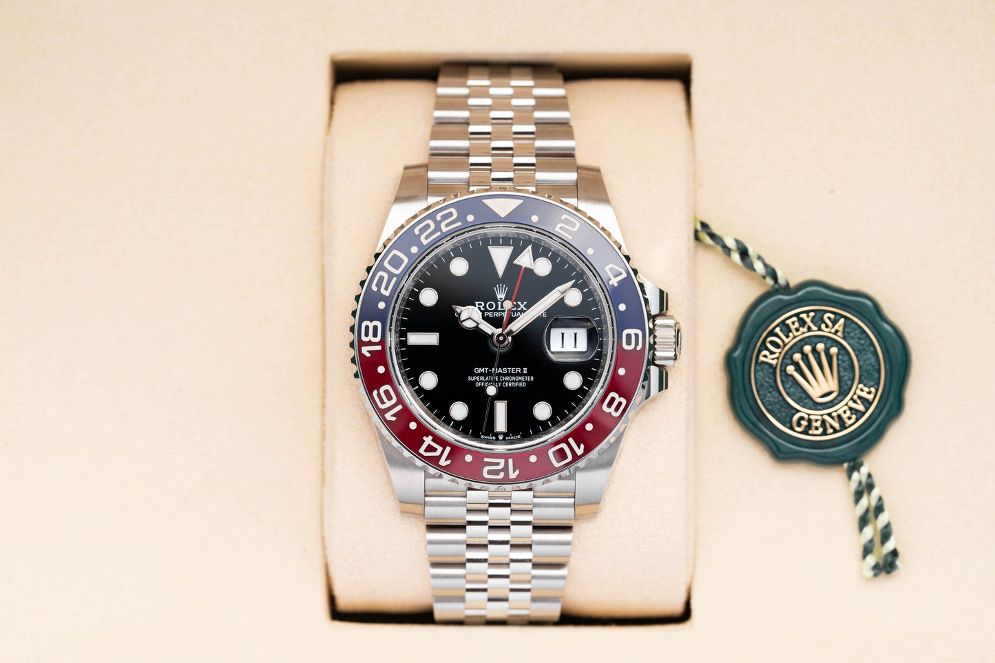 Rolex GMT-Master II Pepsi - 126710BLRO - Full-Set