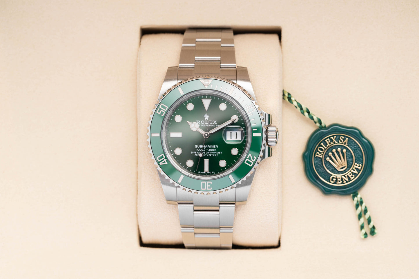 Rolex Submariner Date Hulk - 116610LV - Full-Set
