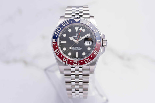 Rolex GMT-Master II "Pepsi" Uhr - 126710BLRO - Full-Set