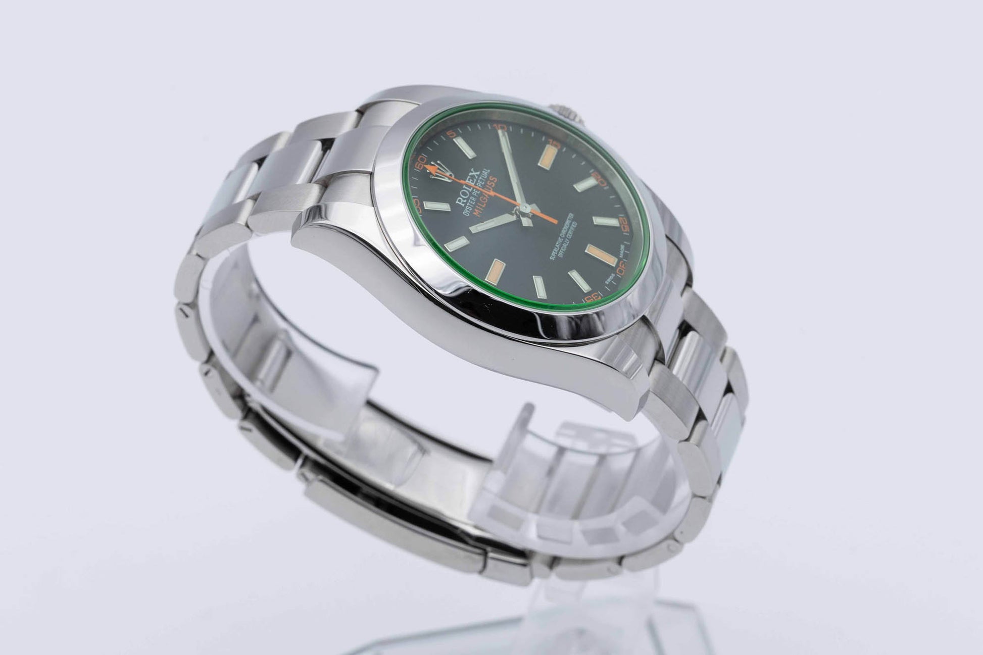 Rolex Milgauss 116400GV sehr guter Zustand โ WATCHVICE