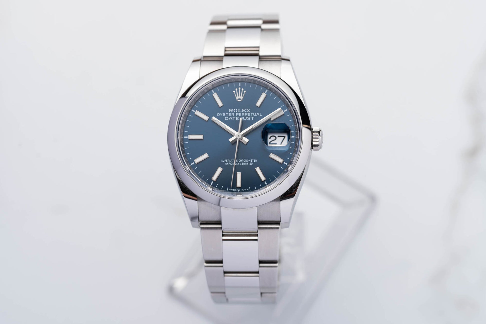 Rolex Datejust 36 Uhr 126200 blau Full-Set – WATCHVICE