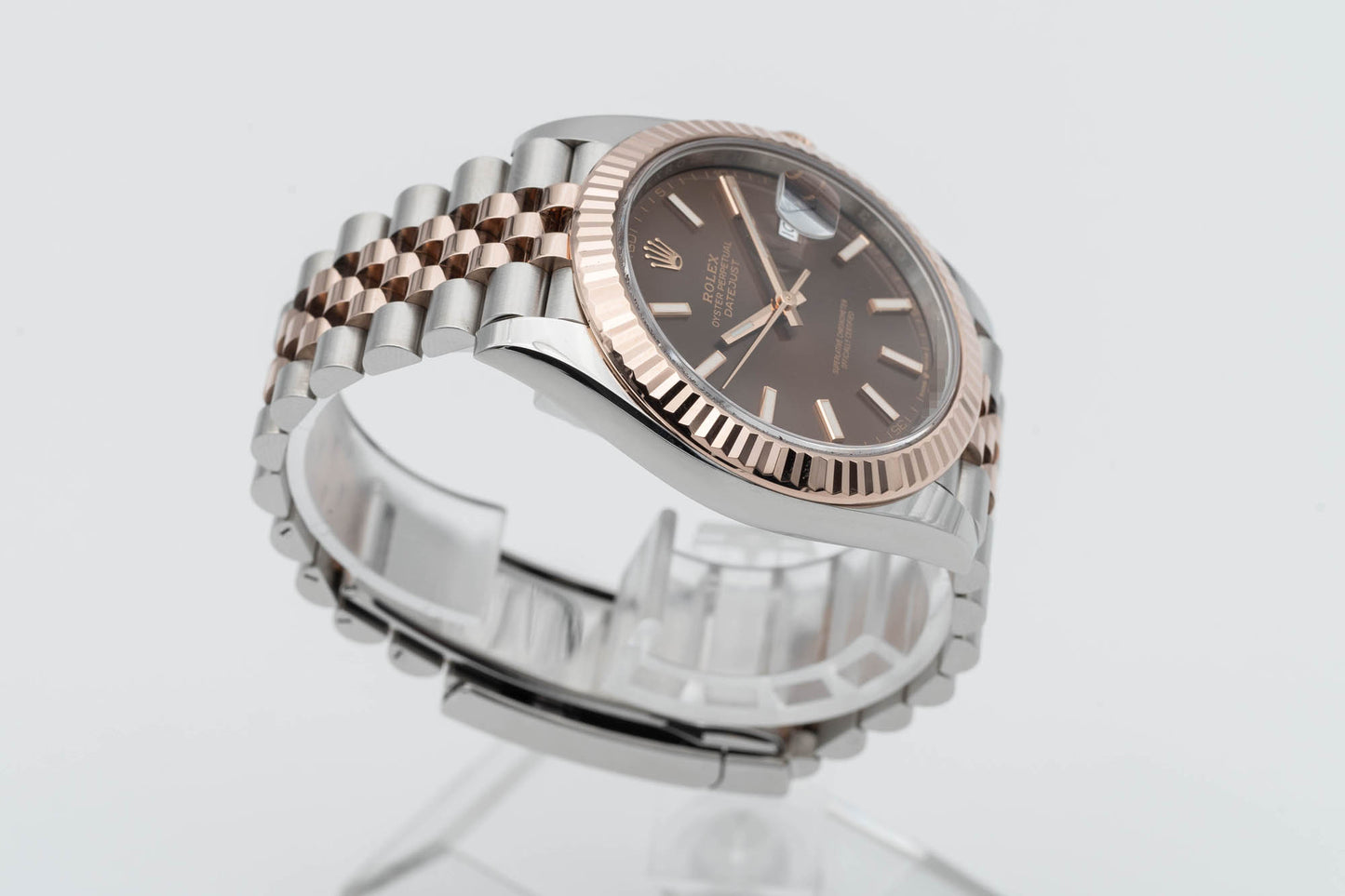 Rolex Datejust 126331 choco-Dial LIKE-NEW Full-Set