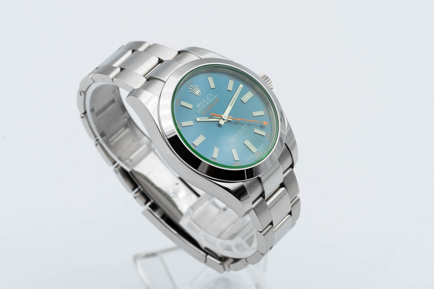 Rolex Milgauss 116400GV blue - neuwertig + Full-Set