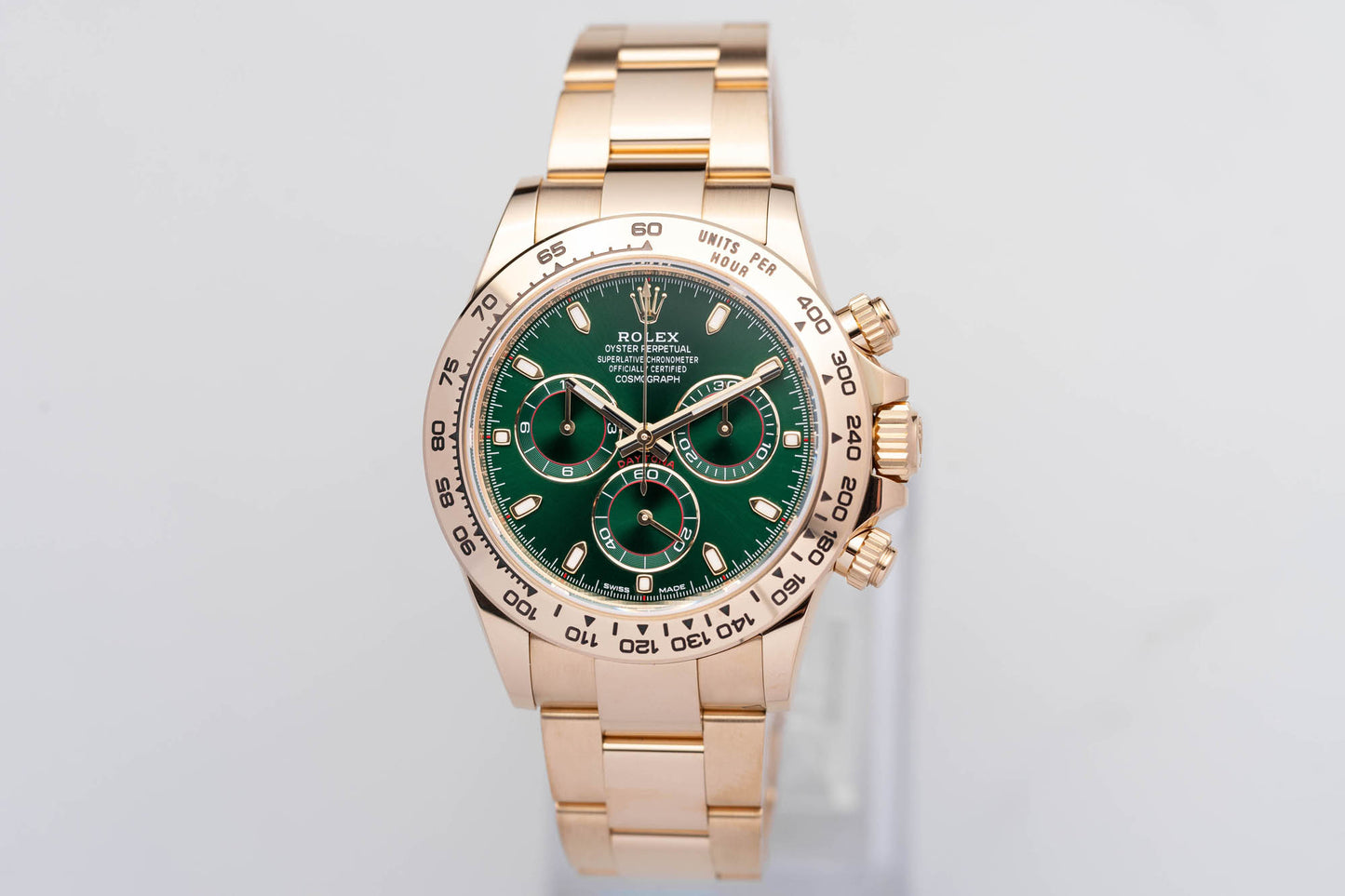 Rolex Daytona 116508 Uhr - grün "John Mayer" - Full-Set