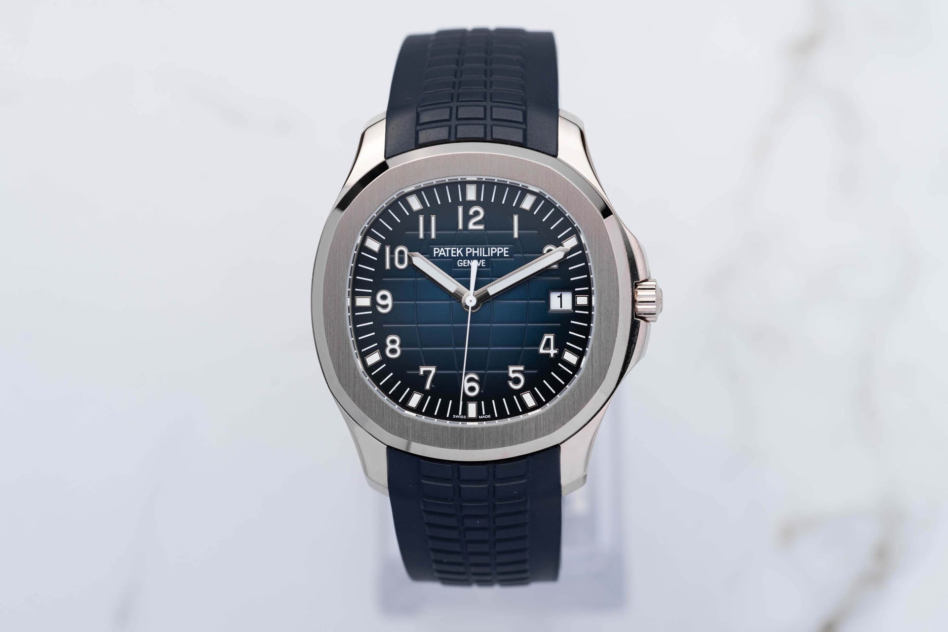 Patek Philippe Aquanaut 5168G Uhr Full-Set – WATCHVICE