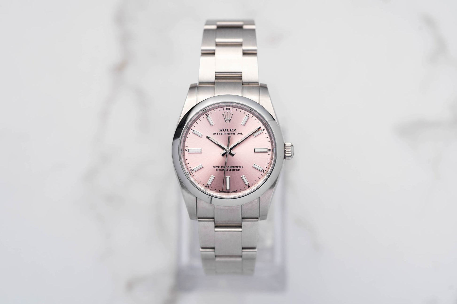 Rolex-Oyster Perpetual 34 Uhr 124200-0004 Full-Set – WATCHVICE