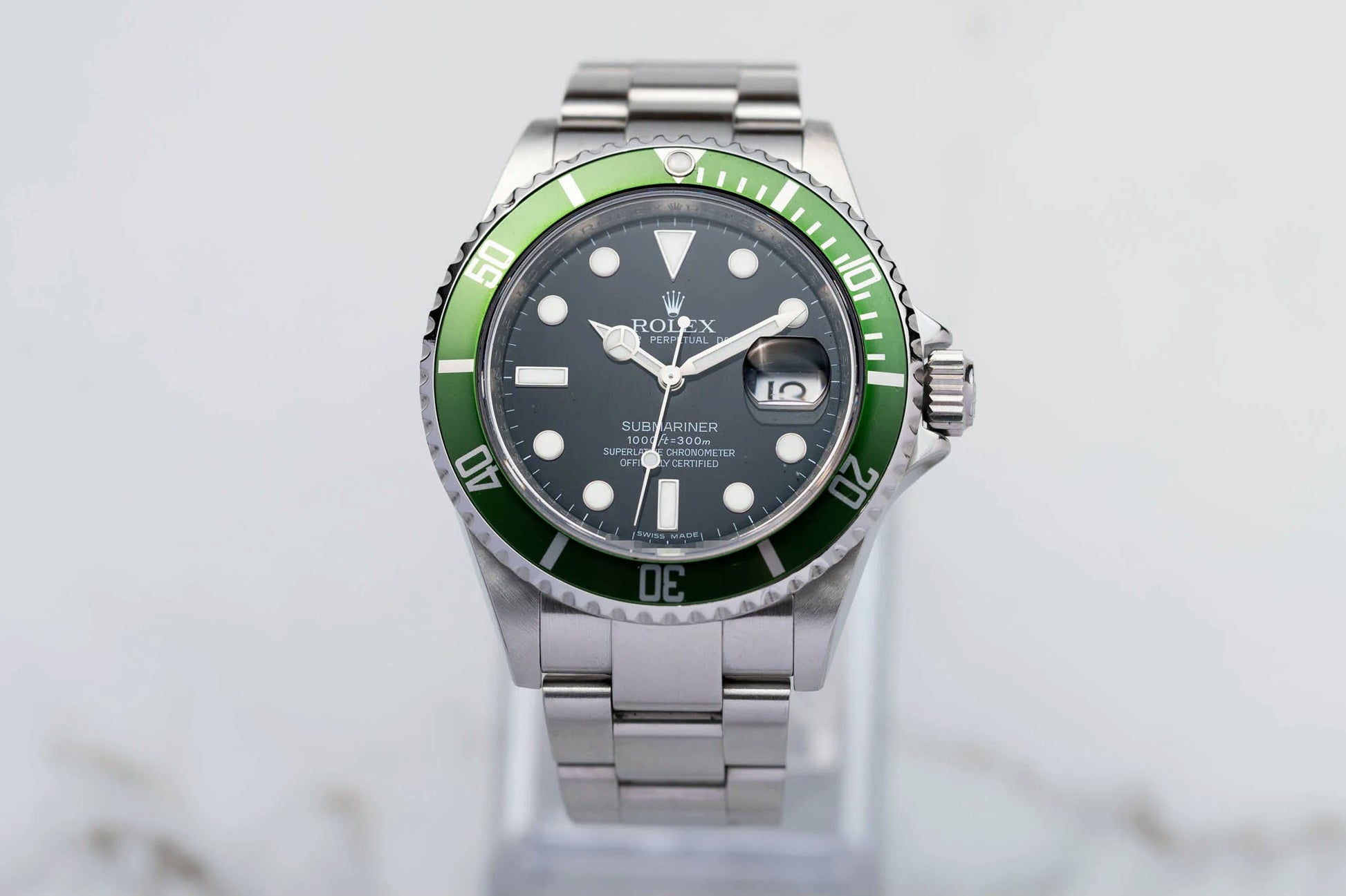 Rolex Submariner Date Kermit 16610LV Full-Set – WATCHVICE