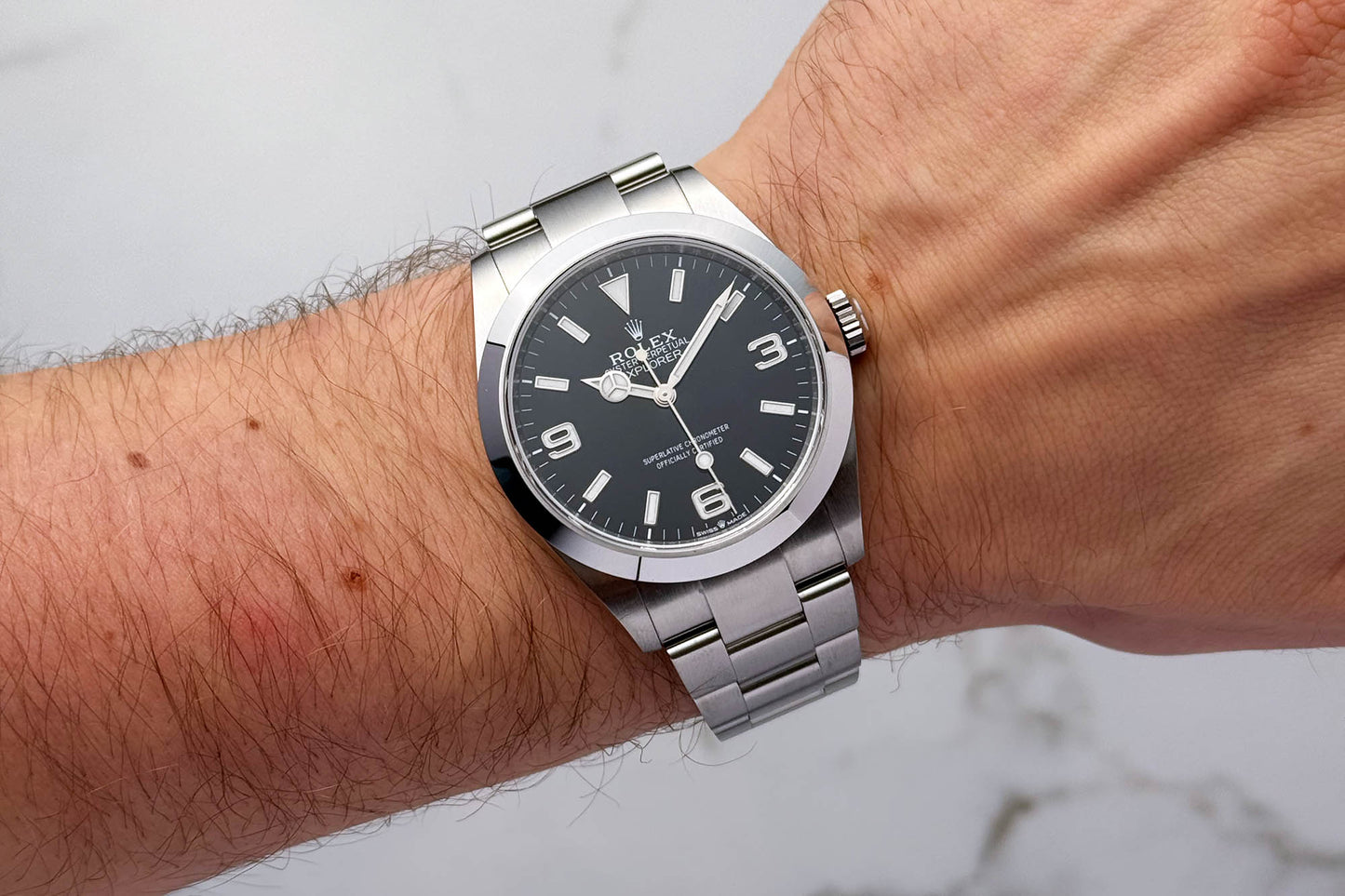 Rolex Explorer 224270 sehr guter Zustand aus 04/2024